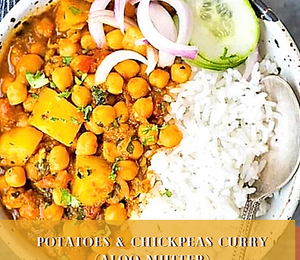 Potatoes & Chickpeas Curry